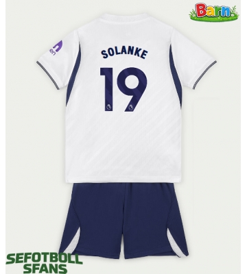 Tottenham Hotspur Dominic Solanke #19 Hemmaställ Barn 2026-27 Kortärmad (+ Korta byxor)